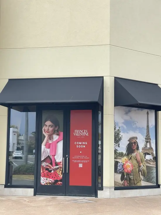 Storefronts, wall graphics and window installations.